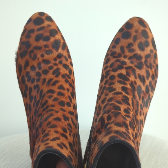 Marc Fisher Leopard Print Ankle Boot (Cow Hair) - Picture 3 of 6